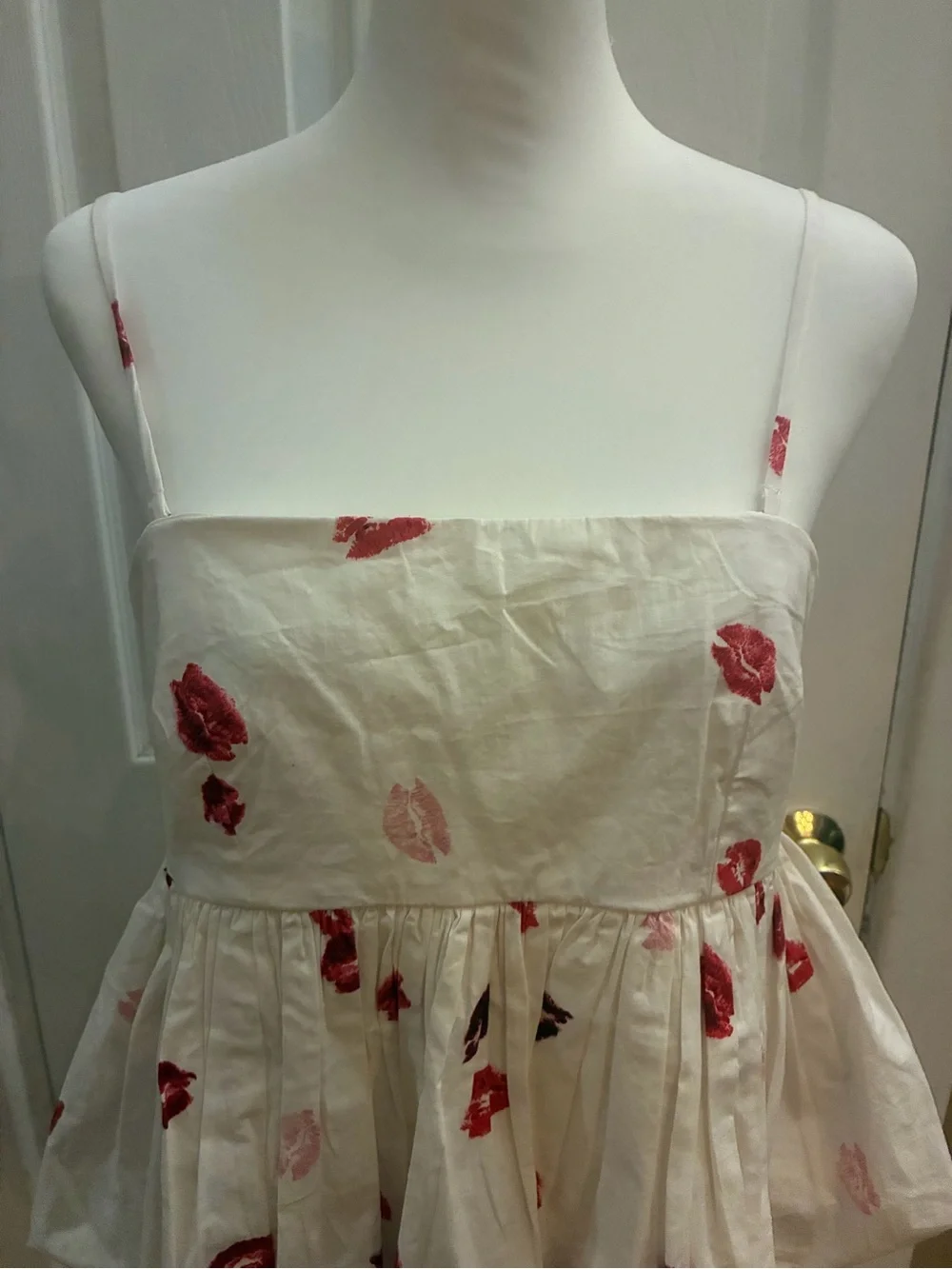 NWT Anthropologie Maeve Lip Kisses Bubble Matching Set Top M Shorts S